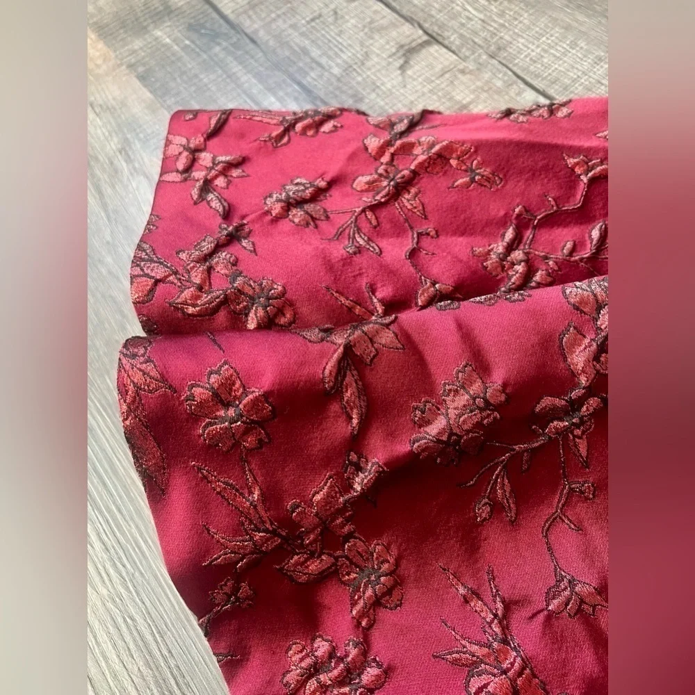 Alice + Olivia Red Floral Mini Dress​ - Picture 7 of 10